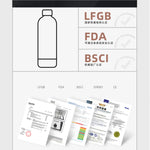 Watersy 500ML/17oz Stainless Steel Small Mouth Thermals Vacuum Portable Leak-proof Sports Water Bottle Gym Kettle