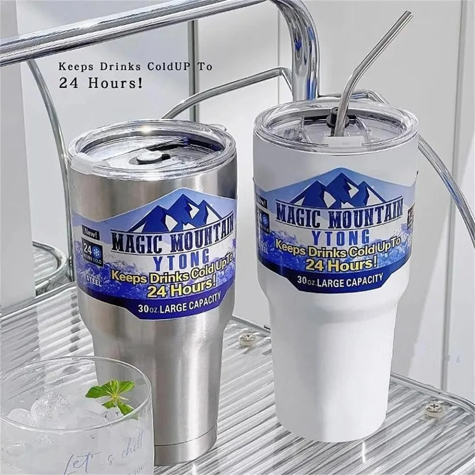 New Fashion Thermo Bottle 30Oz Car Cup Termos Stainless Steel Coffee Beer Juice Mugs Water Thermos for Men Free Shipping 스포츠 물병