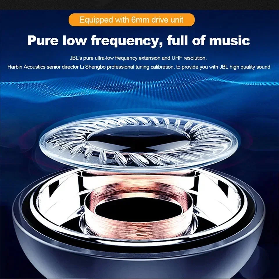 JBL T280 TWS True Wireless Bluetooth Earbuds – Sports Waterproof IPX5, Deep Bass, Mic & Charging Case