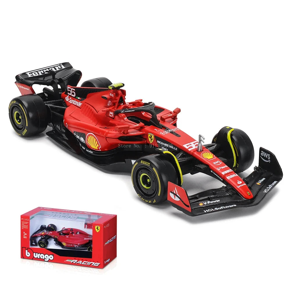 1:43 2023-2024 F1 Scuderia Ferrari SF24 SF23 Diecast Mode