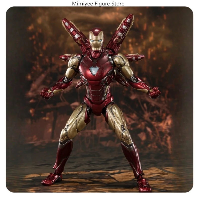 16cm Marvel Avengers Iron Man Mark 85 Ultimate Articulated Figure Model Statue Desktop Decoration Gift