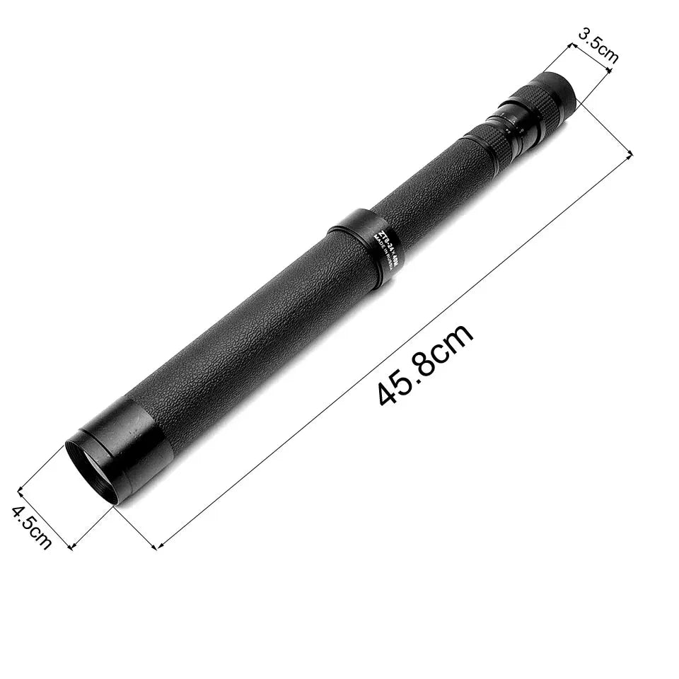 Baigish Monocular Zoom Telescope 8-24x40 HD Powerful Metal Optical Lens Astronomical With Long Range Original Bak4 Russian Black