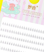 5-7mm Air Lower Eyelashes Fairy Fake LashesSegmented Natural Under Lashes Manga Bottom Lashes Makeup Eyelash Makeup Tool10 Rows