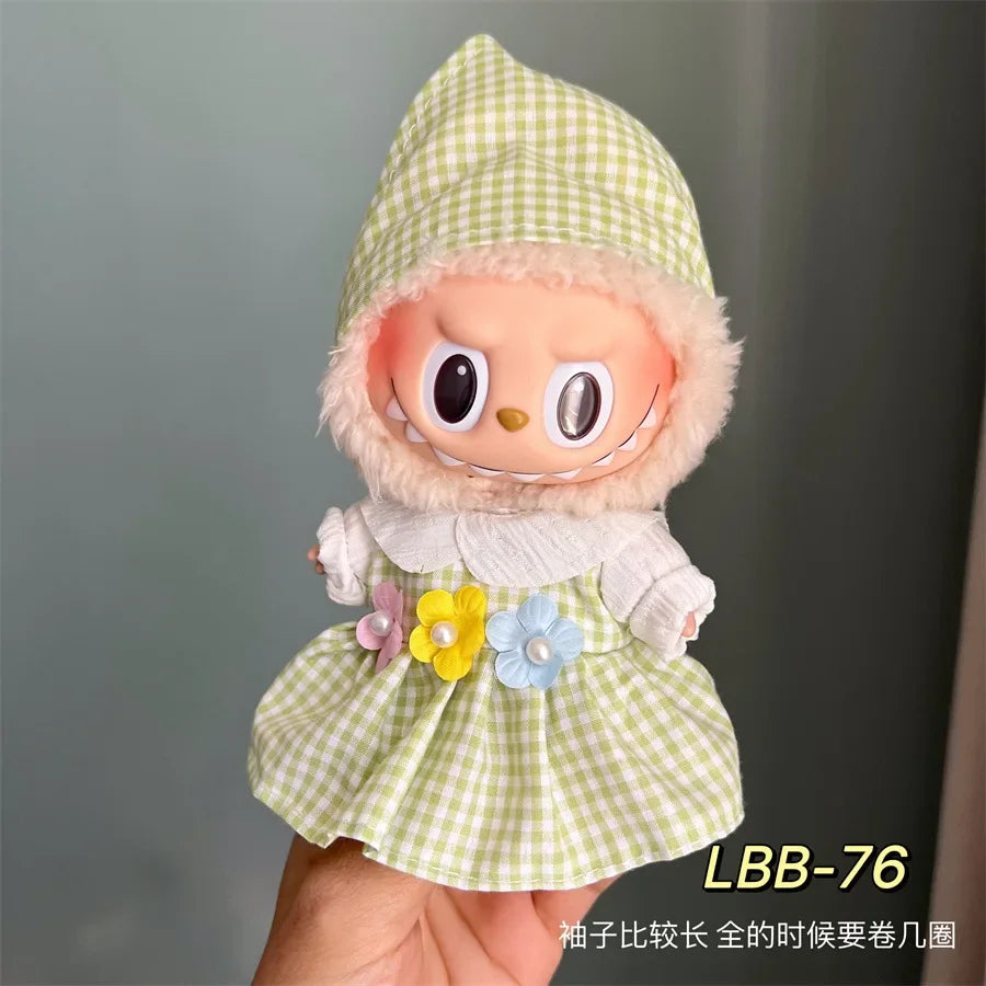Mini Doll'S Clothes Outfit Accessories For Korea Kpop Exo 15-17cm Labubu Idol 10cn cotton doll replacement suit Clothing Gift