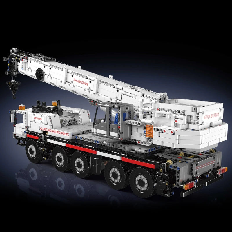 Motorized RC Mobile Crane Building Blocks Set – LTM1110 Engineering Model (Compatible Bricks)