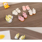 (Only shoes)For LABUBU 17cm Cotton Dolls Shoes Toys Casual Sports Shoes Dolls Accessories for labubu outfits