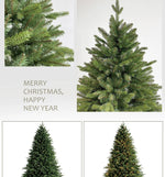 PE mixed Christmas tree Christmas decoration high-end encrypted 1.2 meters 1.8 meters Christmas tree