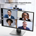 UGREEN USB Webcam 2K HD Mini Webcam For Laptop Computer Web Camera Dual Microphones for Youtube Zoom Video Calling 30fps web cam