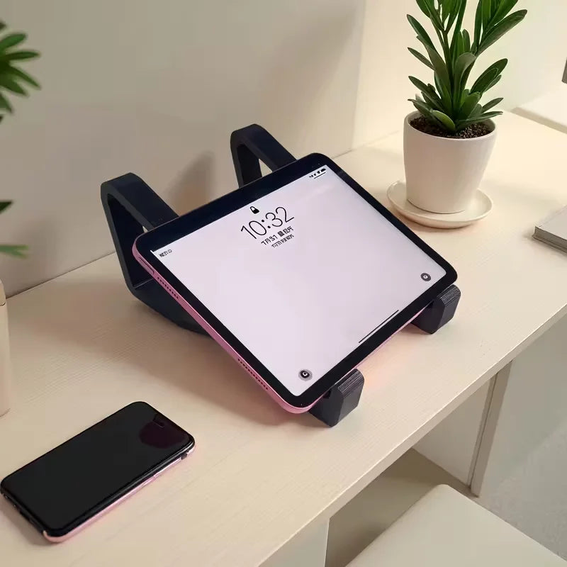 Ergonomic Adjustable Laptop Stand with Tilt and Height Adjustment – Portable for MacBook and PC, Minimalist Design