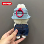 Clothes for Clothes Doll DIY Accessories Pull Cloth Cola Happiness Factor Labubu Clothes Set Doll Outfit Have Shoes