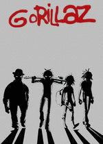 Virtual Anime Rock Band Gorillaz Poster Modern Music Album Cover Canvas Painting Wall Art for Club Living Room Home Decor Mural