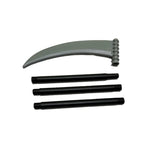 Halloween Grim Reaper Horror Costume Black Hooded Spooky Ghost Robe Dress Up Costume Adult Cosplay Mask Scythe Prop Party