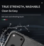 Premium Genuine Italy Imported Alcantara Magnetic Case for iPhone 17Pro 17Air 17 Pro Max with MagSafe Business Soft Touch Cover