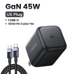 UGREEN 45W GaN Charger PD3.0 PPS QC3.0 Quick Charge For Samsung S25 S24 Ultra iPhone 17 16 15 Pro Max iPad Tablet Fast Charger