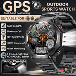 2025 New T-Rex 3 Ultra GPS Men SmartWatch 10ATM Waterproof Built-in Dual-band GNSS Compass Military Sport Flashlight Smart Watch