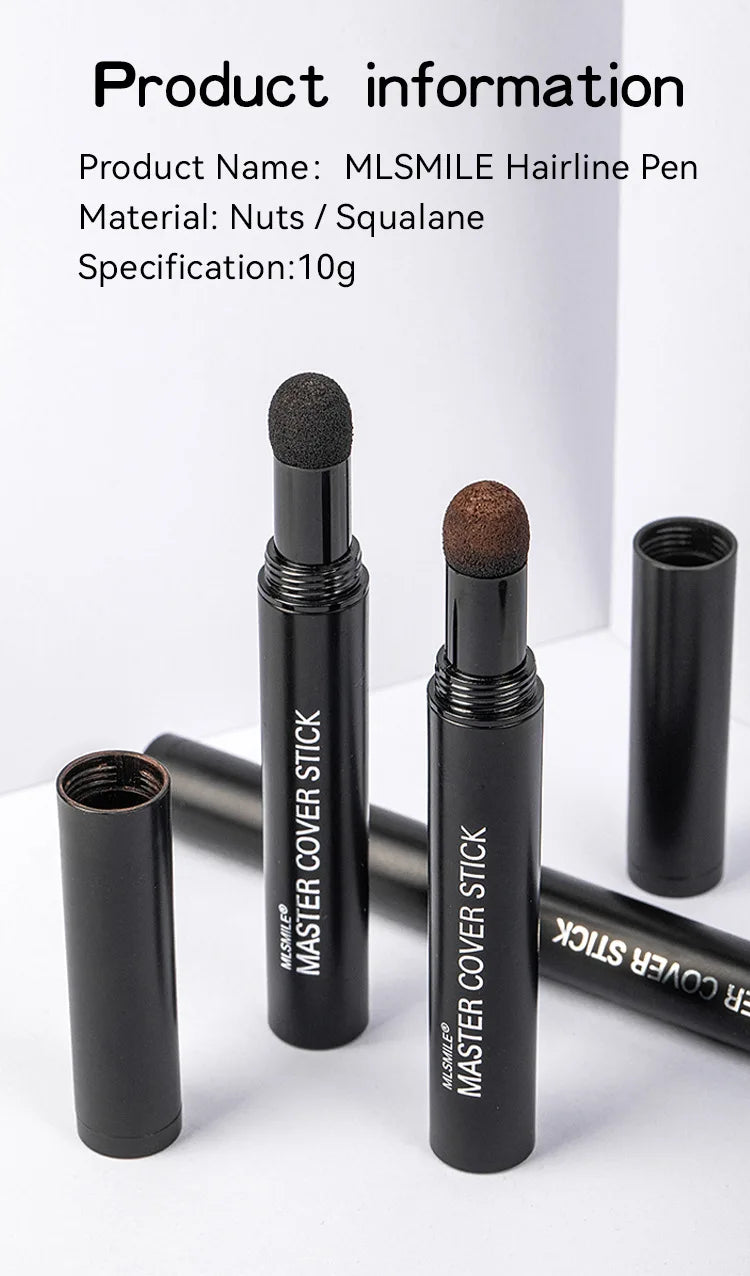 Hair Line Modified Repair Stick Pen Instantly Black Root Cover Up Natural Hair Filling Hairline Shadow Powder Hair Coverage