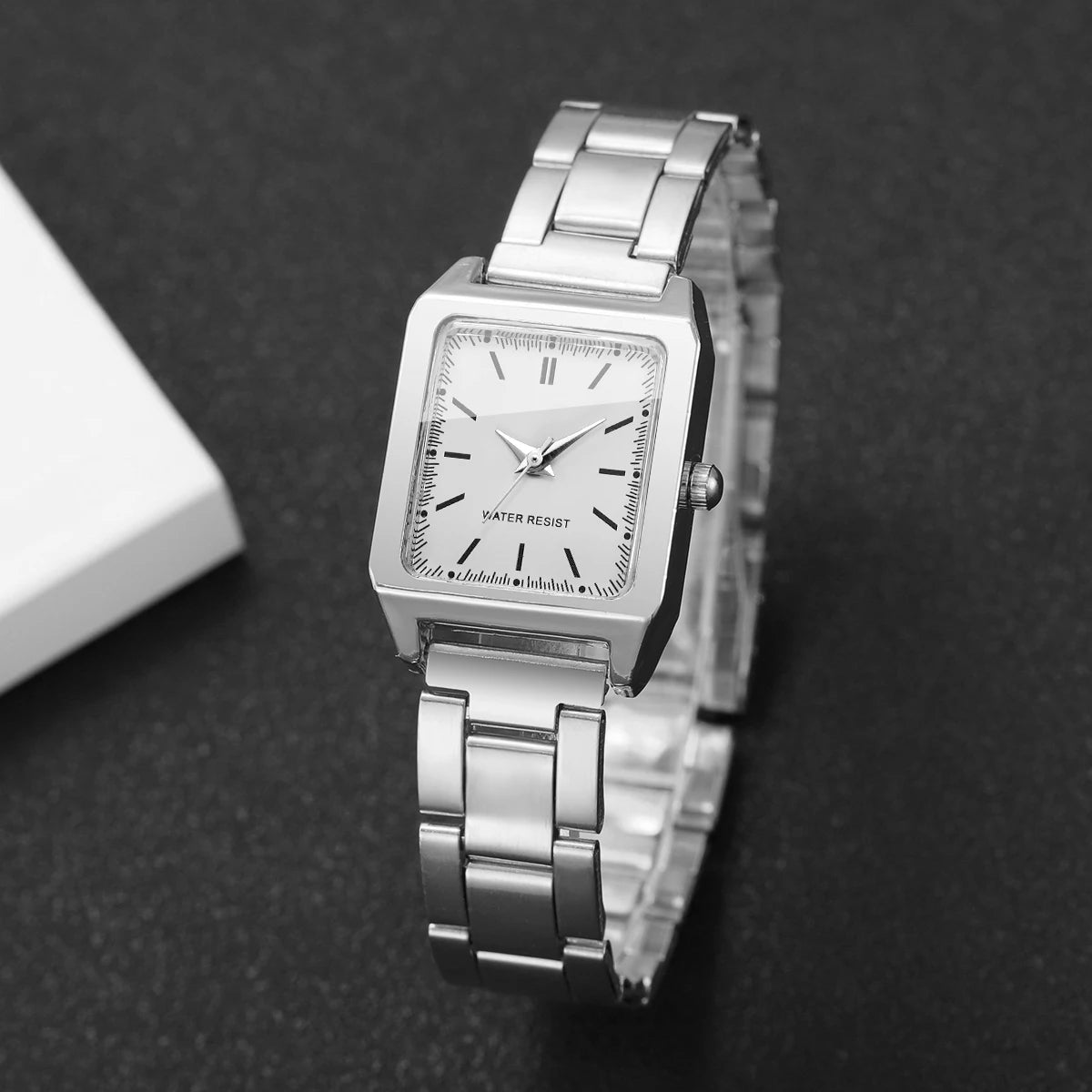 1/2PCS Fashion Square Dial Women Watches Ladies Quartz Wristwatches Girls Clock Reloj Mujer（Without Box）
