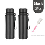 1L Stainless Steel In-vehicle Thermos Water Bottle Keep Cold and Hot Water Bottle Thermos for Water Tea Vacuum Flasks
