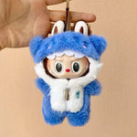 Labubu doll clothes hoodie doll clothes pendant cute shark hoodie doll accessories cute decorative small clothes (without dolls