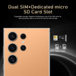 S24 Ultra,Smartphone Android,6.8 inch,8GB RAM,256GB，512GB 1TB ROM,Dual SIM,Mobile phone,Google Play Store,24+48MP,5500mAh