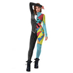 Halloween Sally Suit Cosplay Costume Anime Movie Bodysuit Spandex Jumpsuit Party Carnival Leggings Day of The Dead Zentai Set