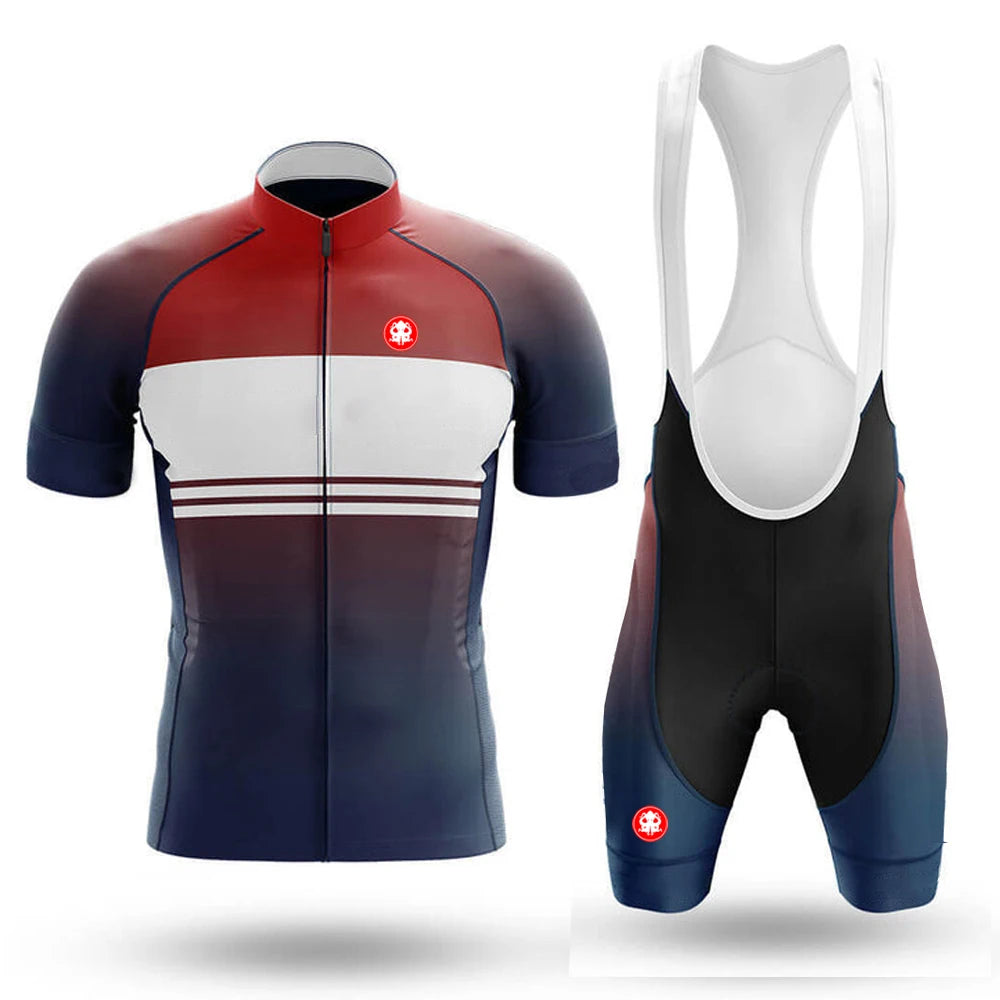 2025 Kraken Octopus Men’s Cycling Jersey Set – Short Sleeve Road & MTB Bike Clothing, Summer Bicycle Wear with Bib Shorts