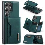 2 In 1 Case For Samsung Galaxy S25 S24 S23 S22 Ultra FE Note 20 A56 A36 A55 5G Wallet Magnetic Leather Card Holder Pocket Cover