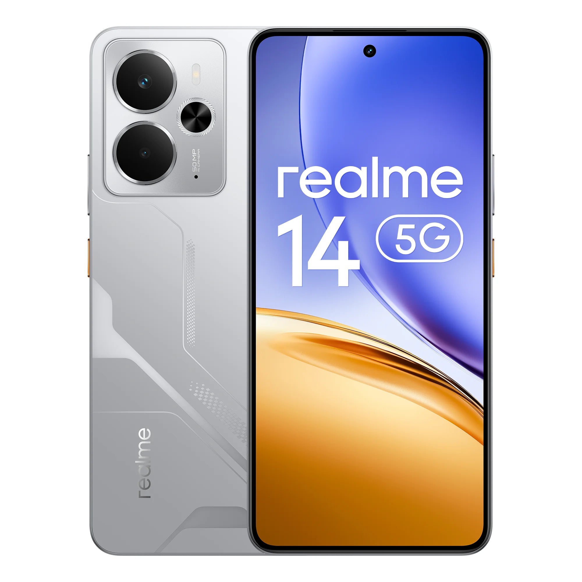 realme 14 5G Smartphone Snapdragon® 6 Gen 4 Chipset 6000mAh Battery 45W Charge 120Hz AMOLED Display IP69 NFC