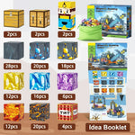 Magnetic Building Blocks Mine World Magnet Cube Set for Boy Girl Kid Age 3+ DIY Model Children Stem STEM Sensory Toy Gift