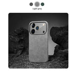 Premium Genuine Italy Imported Alcantara Magnetic Case for iPhone 17Pro 17Air 17 Pro Max with MagSafe Business Soft Touch Cover