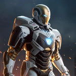 ZD Toys Iron Man Series Blacklash Figures 1/10 MK39 Action Figurines Movie Statue Model Adult Collect Gift