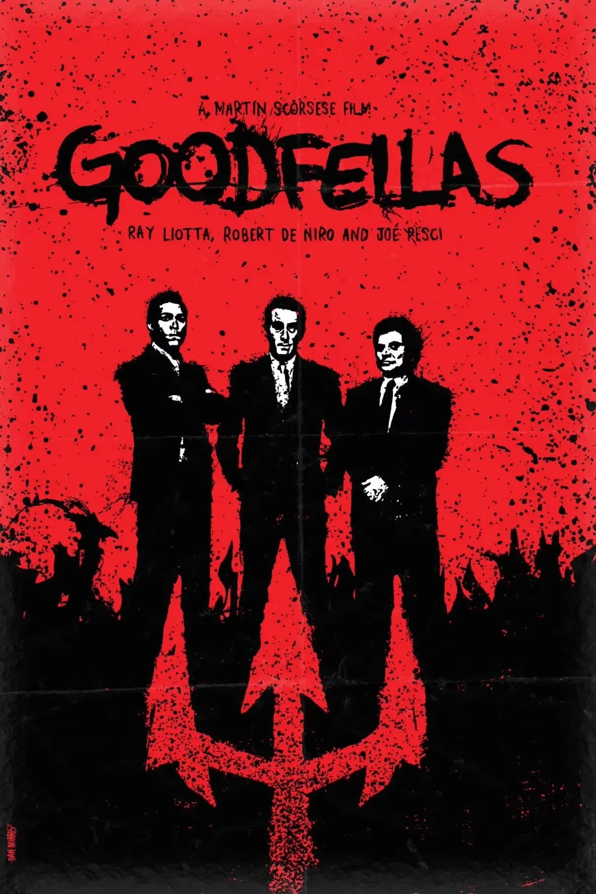 Retro Classic Movie Goodfellas Gangster Film Poster Canvas Painting Wall Art Pictures For Bar Cafe Home Living Room Decor Gift