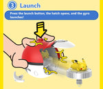 Pokemon Figures Beyblade Top Gyroscope Toys Pikachu Charmander Squirtle Mewtwo Eevee PVC Models Pokeball Gift For Kids