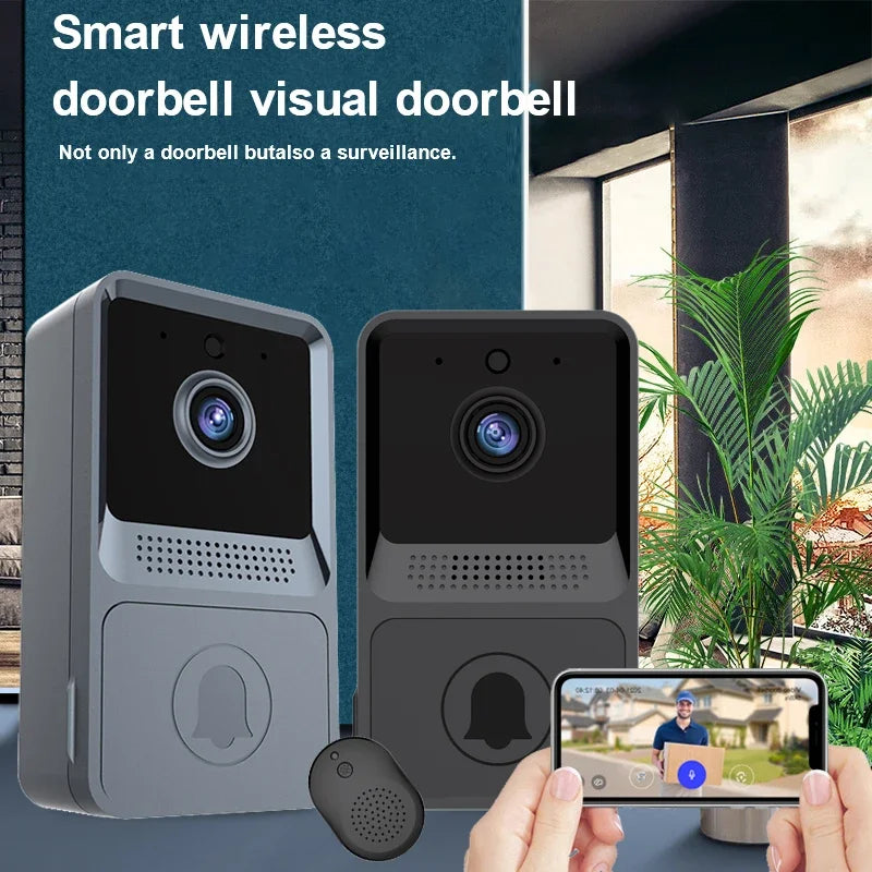 Outdoor WiFi Smart Home Camera Video Doorbell Security Door Bell Night Vision Video Intercom Wireless Button Household Doorbell