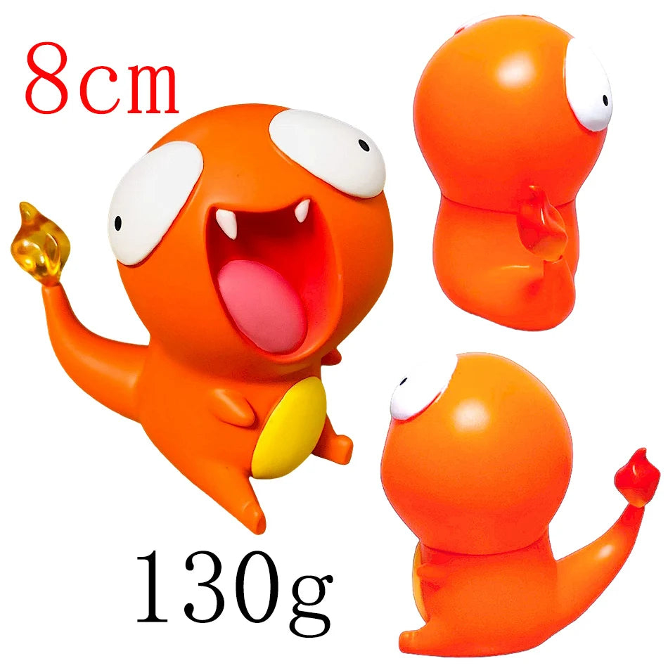 NEW Pokemon Figures Cutes Yusan Silly toys Pikachu Bulbasaur Squirtle Charmander Funny Action Figure Cartoon Doll Model Toys