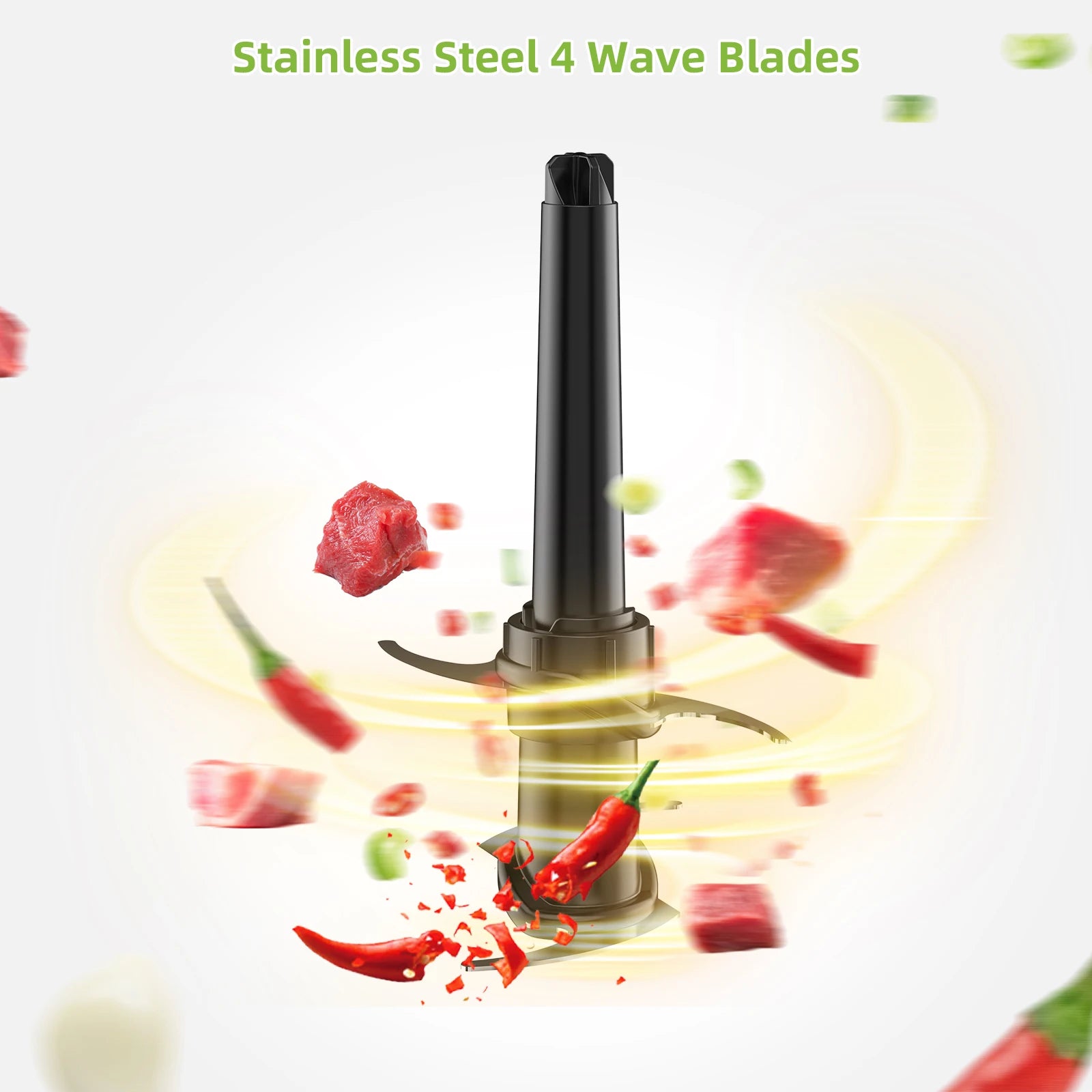 BioloMix 700W 3-in-1 Multifunctional Portable Food Processor Juicer Blender Smoothie Mixer Food Chopper Dry Grinder for Kitchen