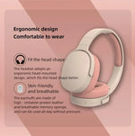 Wireless Headphones BT 5.1 Over Ear HiFi Stereo Headset True Wireless Sports Earphones Noise Cancelling Gaming Headphones