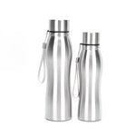 Stainless Steel Water Bottle Gourd Shape Sports Bottle Outdoor Tourism Direct Drinking Hand Rope Tumbler 750/1000ml