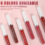 Liquid Lipstick Durable Waterproof Non Smudging Lip Glaze Lip Gloss Matte Lipstick Non Peeling Ladies' Makeup
