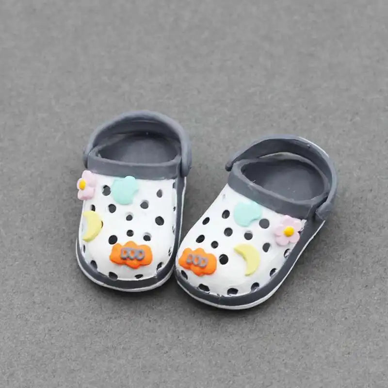 labubu Doll Slippers Shoes (4.3*2.0cm) for Labubu Macaron bao-ao bao ao &15cm EXO Plush Doll & 1/6