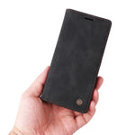 Ultrathin Leather Flip Case For Samsung Galaxy S25 S24 S23 FE S22 Ultra S21 S20 Plus S10 Note 20 5G Business Wallet Phone Cover