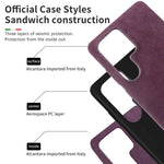 Full Coverage Magnetic ALCANTARA Case For Samsung Galaxy S25 Ultra S24 S23 S21 for Magsafe Artificial Leather Suede Phone Cover