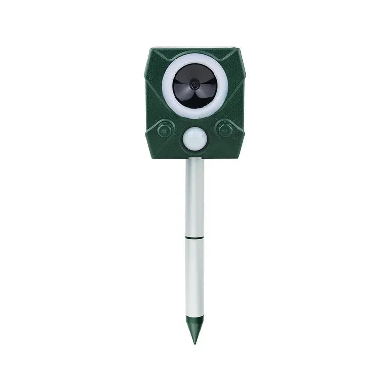 High Effective Solar Powered Ultrasonic Animal Repeller with PIR Motion Sensor for Outdoor Garden Deterrent