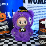 (Without Shoes)For Korea Kpop Exo 3.0 Labubu Halloween Pumpkin Devil Little Bear Doll Dress Cute Decoration 15/17cm Doll