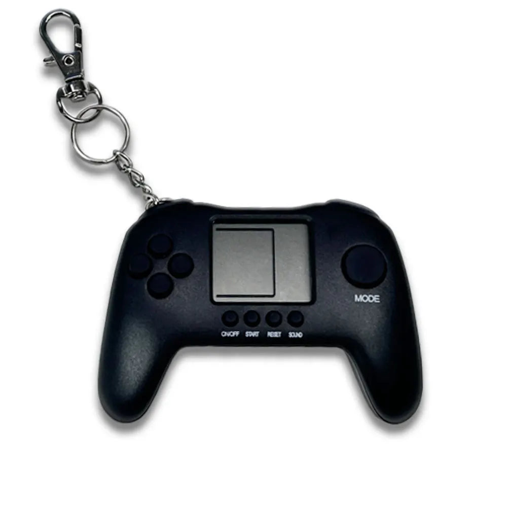 GAMINJA GC61 Mini Handheld Game Players Machine Pocket Game Console Built in Retro Games Use for Key Chain Ring Holder