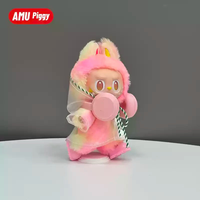 Doll Clothes: Baby Clothes Third Generation, Front High Energy Set, Sitting Party, Macaron,Only clothes