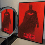 1oc Batmans Movie Poster Self-adhesive Art Waterproof Paper Sticker Coffee House Bar Room Wall Decor