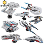 Bricklink Star Movie Starship Enterprise NCC-1701 Discovery Voyager NX-01 Delta MOC Spaceship Sets Building Blocks Kid Toys Gift