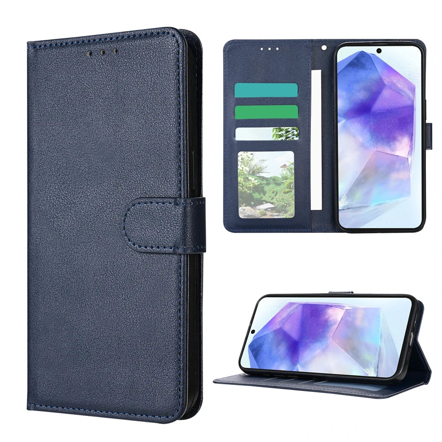 Wallet Flip Leather Case For For Samsung Galaxy A05s A06 A07 A12 A13 A14 A15 A16 A17 A24 A26 A34 A35 A36 A52 A53 A54 A55 A56