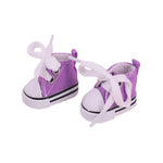3.8cm Doll Canvas Leather Shoes For labubu 17cm Doll Clothes Accessories Girl's Toys Gift
